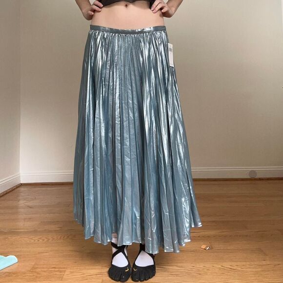 Lauren Ralph Lauren Dresses & Skirts - Ralph-lauren Women's Blue and Silver Skirt